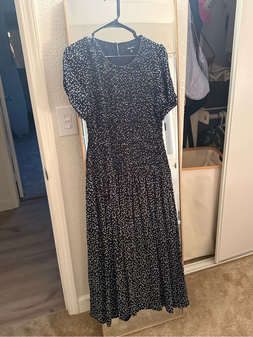 Madewell Women's Smocked Midi Dress